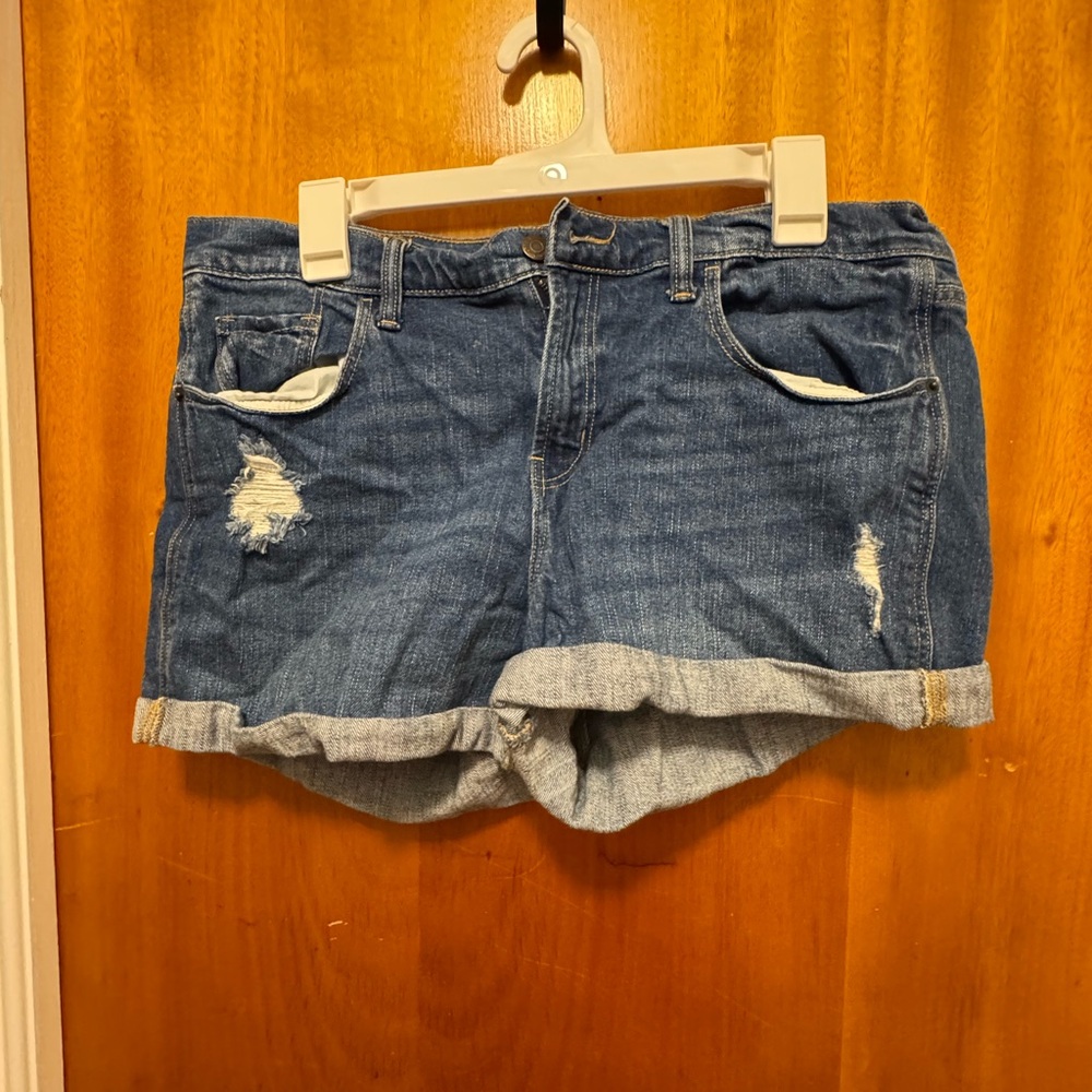 Old Navy Distressed Blue Jean Shorts